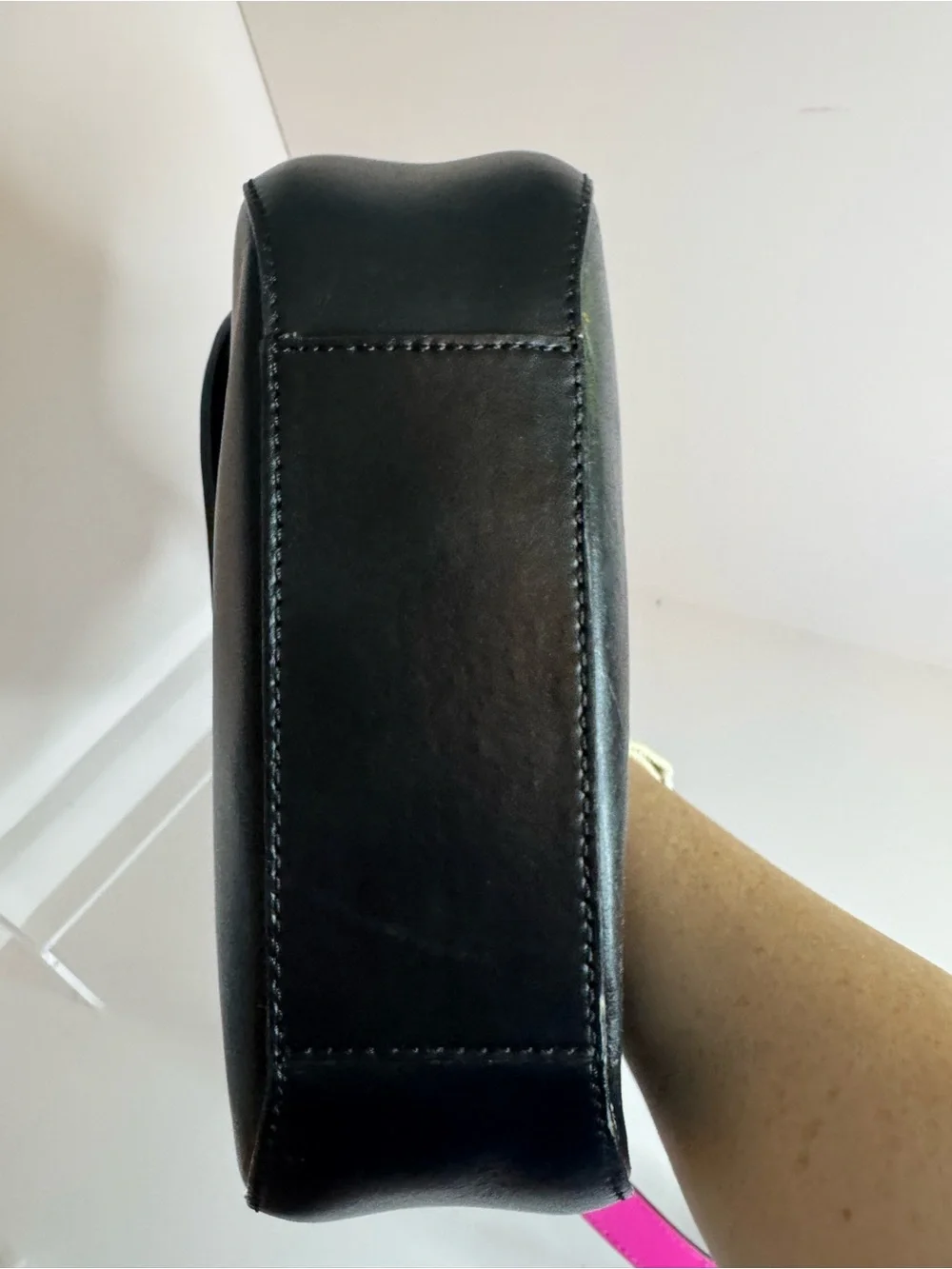 #341 Kate Spade Doreen Bond Street Leather Logo Flap Closure Crossbody Bag